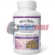 Ashwagandha [Ашваганда] (600 мг x 30 капс), Natural Factors