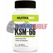 Ashwagandha [Ашваганда] (600 мг x 90 капс), NutraBio