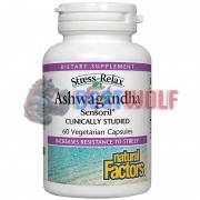 Ashwagandha [Ашваганда] (250 мг x 60 капс), Natural Factors