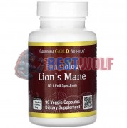 Lion's Mane [Львиная грива] (600 мг x 90 капс), California Gold Nutrition