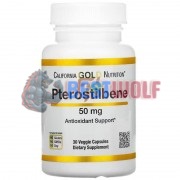 Pterostilbene [Птеростильбен] (50 мг x 30 капс), California Gold Nutrition