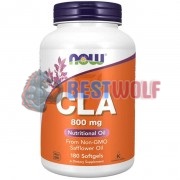 CLA (800 мг x 180 капс), NOW Foods