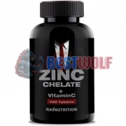 Zinc Chelate + Vitamin C (100 шт), Ravnutrition