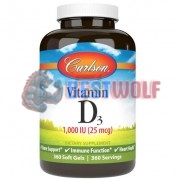 Vitamin D3 (360 шт), Carlson
