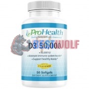 Vitamin D3 50, 000 (50 шт по 1, 25 мг), Pro-Health Longevity