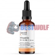 Vitamin D3 + K2 [MK-7] Drops (30 мл), Ostrovit Pharma