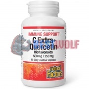 Vitamin C Extra + Quercetin Bioflavonoids (60 шт), Natural Factors