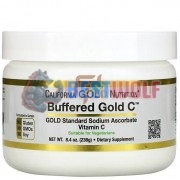 Buffered Gold Vitamin C [Powder] (238 гр: 200 порций), California Gold Nutrition