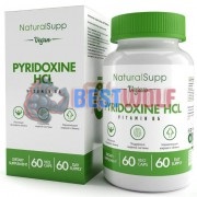 Pyridoxine HCL [Vitamin B6] (60 шт по 6 мг), NaturalSupp