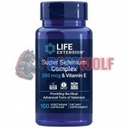 Super Selenium Complex 200 mcгр [with Vitamin E] (100 шт), Life Extension