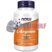 L-Arginine (250 шт по 500 мг), NOW Foods