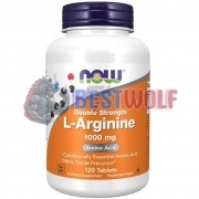 L-Arginine [Double Strength] (120 шт), NOW Foods