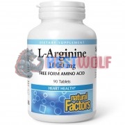 L-Arginine (90 шт по 1000 мг), Natural Factors