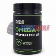 Omega 3 [Premium Fish Oil] (90 шт по 1000 мг), Muscles Design Lab