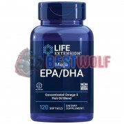 Mega EPAxDHA (120 шт по 1000 мг), Life Extension