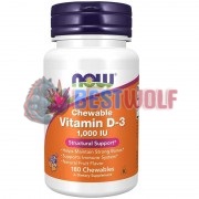 Vitamin D3 (180 шт), NOW Foods