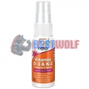 Vitamin D-3 & K-2 [Liposomal Spray] (59 мл), NOW Foods