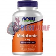 Melatonin (60 шт по 3 мг), NOW Foods