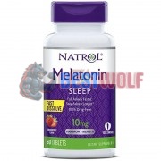 Melatonin [Fast Dissolve] (60 шт по 10 мг), Natrol