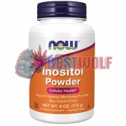 Inositol Powder (113 гр: 155 порций), NOW Foods