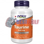 Taurine (100 шт по 500 мг), NOW Foods