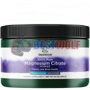Magnesium Citrate [100% Pure Powder] (244 гр: 90 порций), Swanson