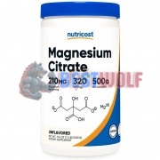 Magnesium Citrate [Powder] (500 гр: 320 порций), Nutricost