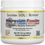 Magnesium Powder (380 гр: 115 порций), California Gold Nutrition