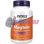 Magtein™ [Magnesium L-Threonate] (90 шт), NOW Foods