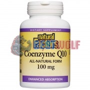 Coenzyme Q10 [All-Natural Form] (120 шт по 100 мг), Natural Factors