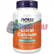 Coral Calcium (100 шт по 1000 мг), NOW Foods
