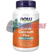Coral Calcium Plus (100 шт), NOW Foods