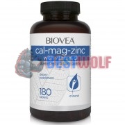 Cal-Mag-Zinc with Vitamin D (180 шт), Biovea
